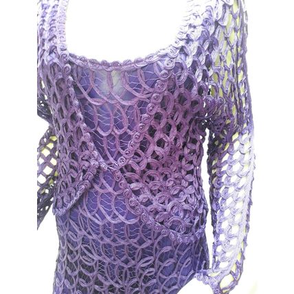 Gina Bacconi Purple Dress & Jacket Special Occasion Outfit UK 12 £220 BNWT