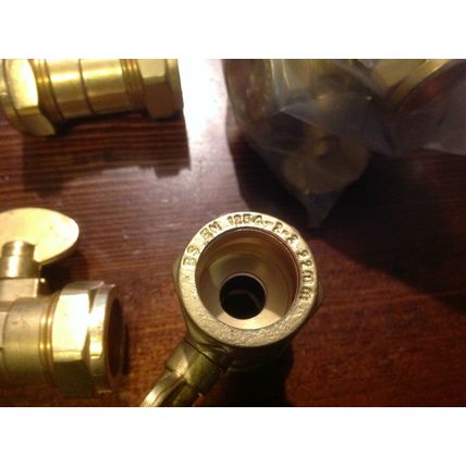 5 GAS TAP SHUT OFF ISOLATION VALVES 22mm BRASS LEVER STOP COCK NEW 22 MM