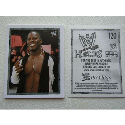 Topps - Merlin 2008 WWE Heroes Wresting Stickers 1-216 & P1-P15 Variants (EB2)