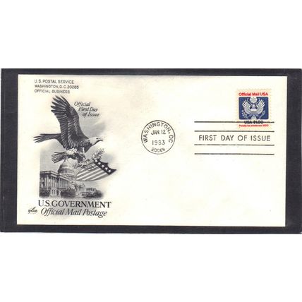FDC Art Craft O132 $1 Offical Mail (Cachet-U/A) CV00041