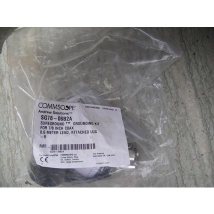 NOS Professional Earthing Kit For ⅞ Co-Ax Avoid Lightning Strike Damage