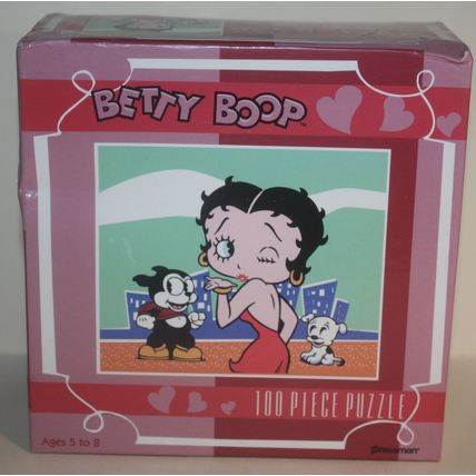 2005 Pressman 100 Piece Betty Boop in the City Puzzle - Sealed