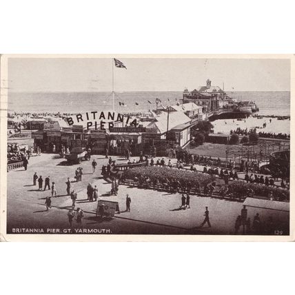Frankie Howerd Live at Great Yarmouth Britannia Pier RPC 1950s Postcard