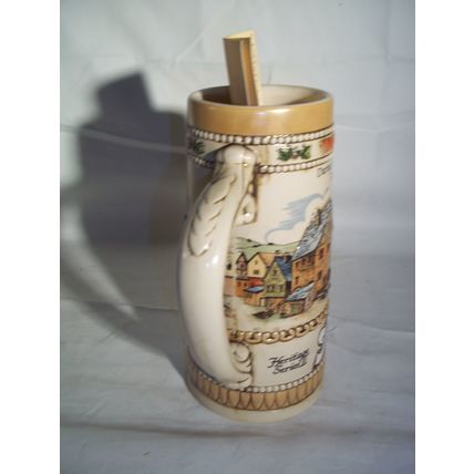 Ceramarte Stroh's Brewing Company Heritage Series 2 Beer Stein Mug