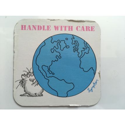 FRIDGE MAGNET - EARTH - HANDLE WITH CARE