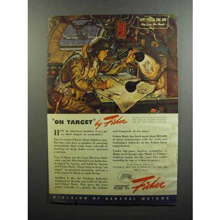 1945 Body by Fisher Ad - On target by Fisher