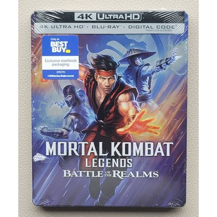 Mortal Kombat Legends Best Buy Limited Edition Steelbook 4K Ultra HD Movie