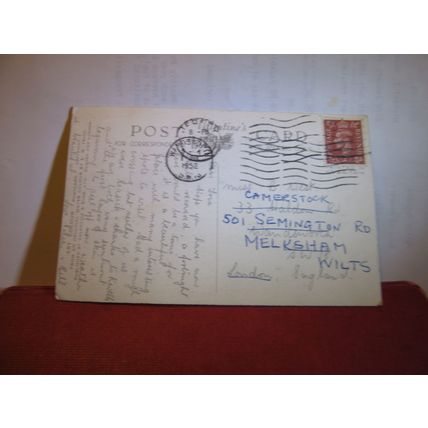 JETTY, ST. AUBIN'S, JERSEY, CHANNEL ISLES by E W Trick used postcard 1952 pm #