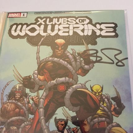2019 Marvel Comics X-Lives of Wolverine Signed by Ben Percy