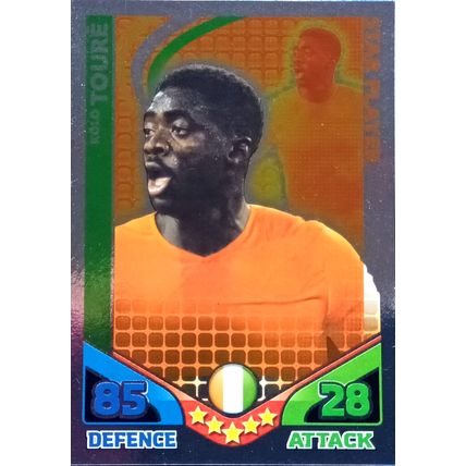 2010 TOPPS MATCH ATTAX WORLD CUP Kolo Toure Ivory Coast - Star Player Foil