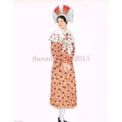 Champagne, Woman from Champagne, Costume, Book Illustration (Print)