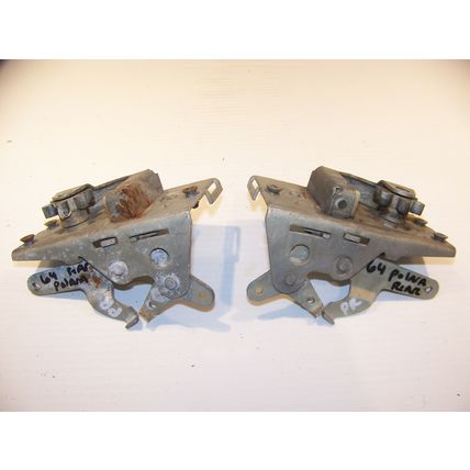 1964 DODGE POLARA 4D REAR DOOR STRIKER LATCH ASSY OEM PAIR BELVEDERE FURY
