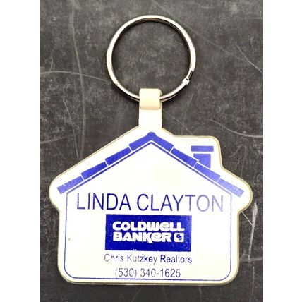 Coldwell Banker Keychain Yreka Siskiyou County CA. Vintage Advertising (B16)