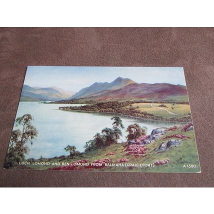 Valentines Postcard - Loch Lomond from Balmaha - Artist Thompson / A1580
