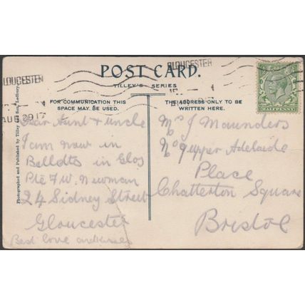 Mitcheldean, Gloucestershire, 1917 - Tilley & Son Postcard