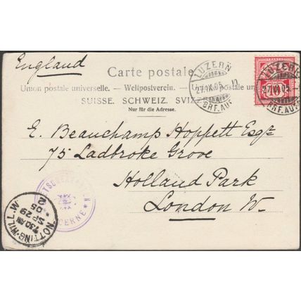 Luzern und Pilatus, 1905 - AK