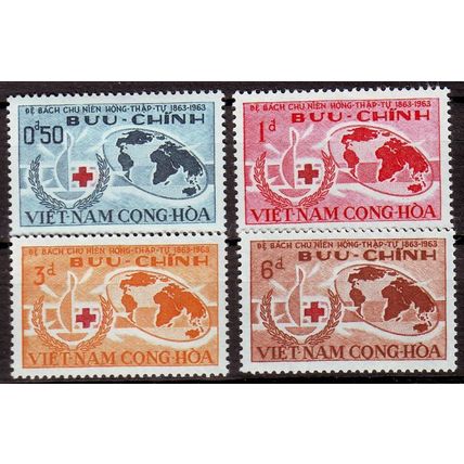 VIETNAM SÜD SOUTH [1963] MiNr 0296-99 ( **/mnh ) Rotes Kreuz