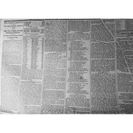 The New York Times, Sunday July 16, 1865. Civil War; Miss Harris Insanity Trial