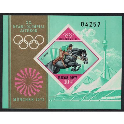 Hungary Football Olympic Games Munich MS Imperf 1972 MNH SG#MS2695 MI#Block 91B