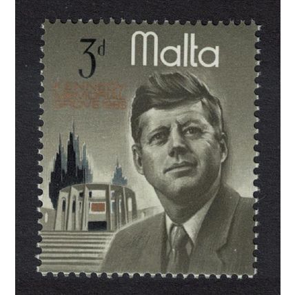Malta President Kennedy Commemoration 3d 1966 MNH SG#371