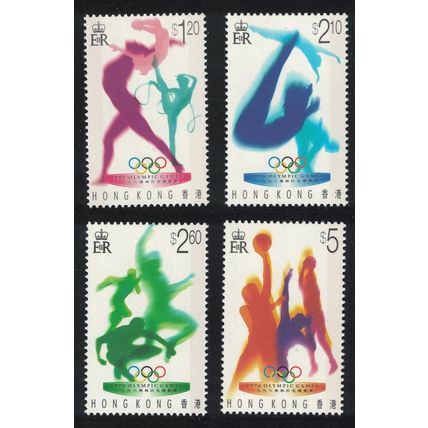 Hong Kong Basketball Gymnastics Olympic Games Atlanta 4v 1996 MNH