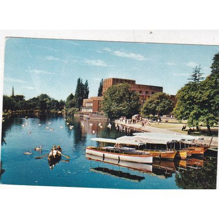 Royal Shakespeare Theatre Stratford Upon Avon Postcard used VGC