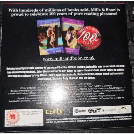 Hard To Forget DVD Promo The Daily Mail Mills & Boon Collection