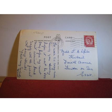 HIGH EASTER CHURCH, ESSEX. used vintage postcard RP 1963 pm =