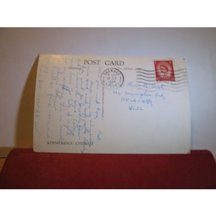CHURCH, KIMMERIDGE, DORSET used postcard by Longmans, Dorchester 1959 pm =