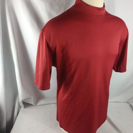 Greg Norman Men's Play Dry Moisture Wicking Golf T-Shirt, Maroon, Size XXL