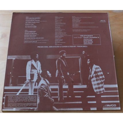 THE STYLISTICS Rockin' Roll Baby LP disco SOUL 1977 dance vinyl record UK