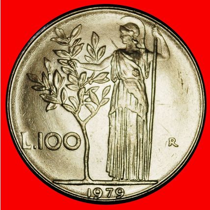 Ⰶ ARTEMIS NOT MINERVA 1954-1989:ITALY★100 LIRAS 1979R ERROR★LOW START★NO RESERVE