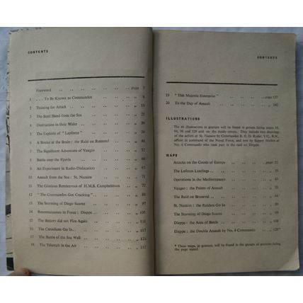 1943 Combined Operations 1940-1942, Ministry of Information, 1st edition