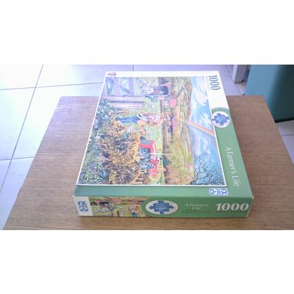 A FARMER'S LIFE by Trevor Mitchell Jigsaw Puzzle (1000 Piece) FX Schmid (2021)