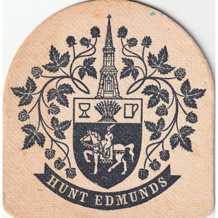 BEER MAT - HUNT EDMUNDS BREWERY (BANBURY) - (Cat 008) - (1957)
