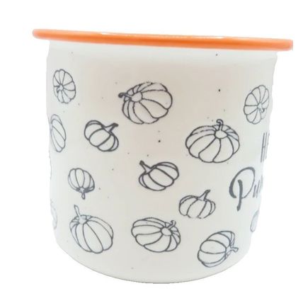 Hello Pumpkin Mug Ceramic 8.5 CM Microwave & Dishwasher Safe Tableware Gift