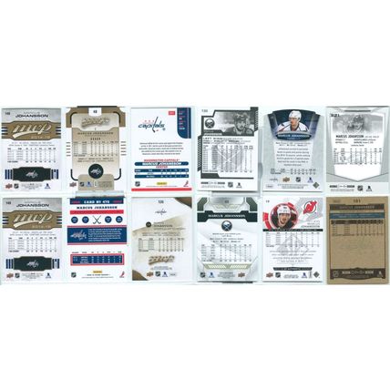 Marcus Johansson 12x card lot incl RC