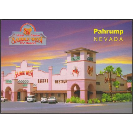 Saddle West, Pahrump, Nevada, c.2000 - Advertising Postcard