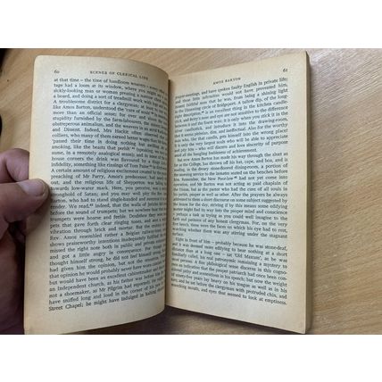 1973 GEORGE ELIOT "SCENES OF CLERICAL LIFE" PENGUIN FICTION PAPERBACK BOOK (P2)