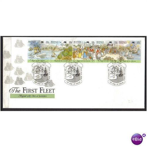 1987 AUSTRALIA FIRST FLEET RIO DE JANIERO FDC PERTH WA