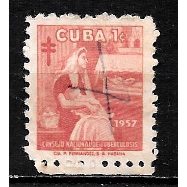 Cuba N° Bienfaisance 34 OBLITERE ( USED )