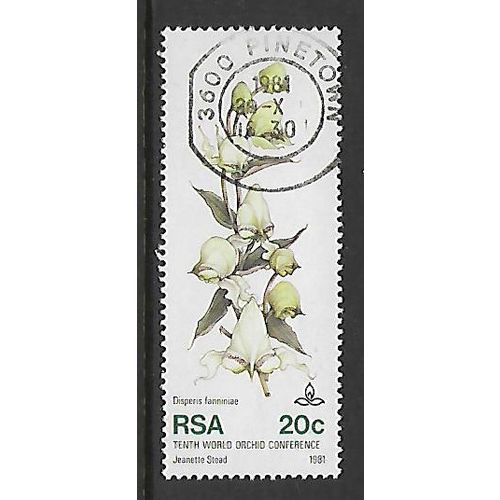 SOUTH AFRICA 1981 WORLD ORCHID CON 20c DISPERIS FANNINIAL SG 500 FINE USED