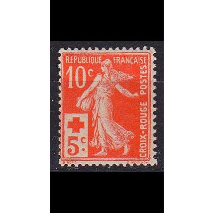 FRANKREICH FRANCE [1914] MiNr 0126 ( */mh ) Rotes Kreuz