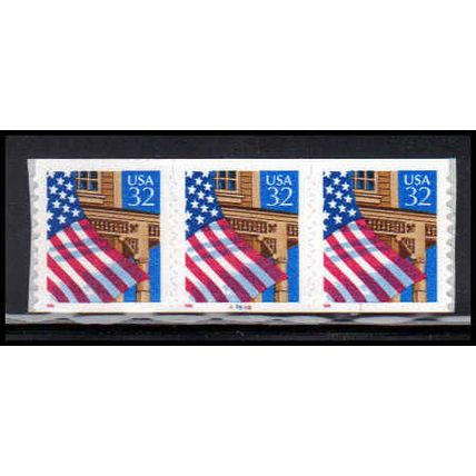 2915A 32c U.S. Flag Over Porch Very Fine MNH PNC 87888/3 11x10 PA3554