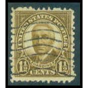 Used 684 1 1/2c Warren Harding Just Clears M10339