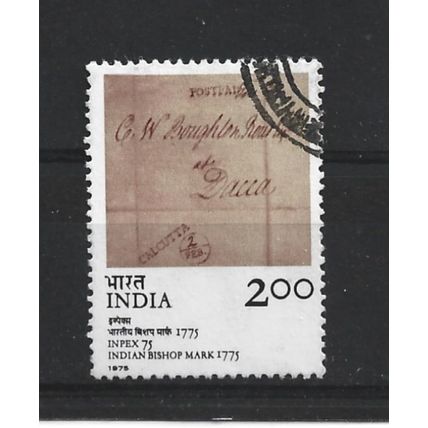 India.SG797 2r Indian Bishop Mark,1775.Fine Used.June23