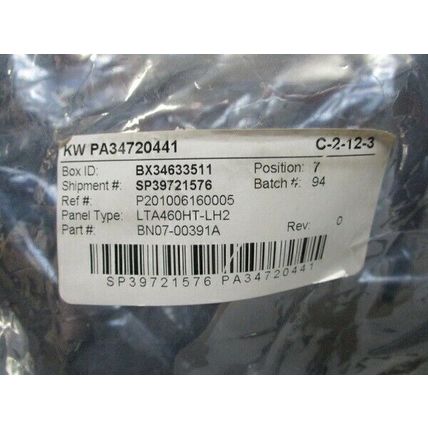 Vintage Samsung Genuine Lcd 46" Display Panel/screen Part# Bn07-00391a