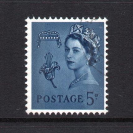 Guernsey - 1968-69 - 5d Royal Blue (sg12) Used