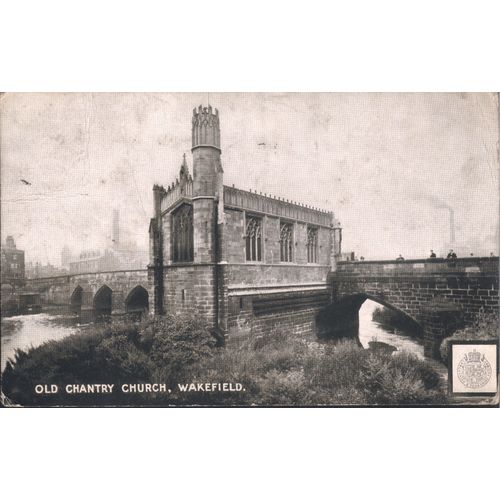 Antique GB PC 1906 - Old Chantry Church, Wakefield, Yorkshire