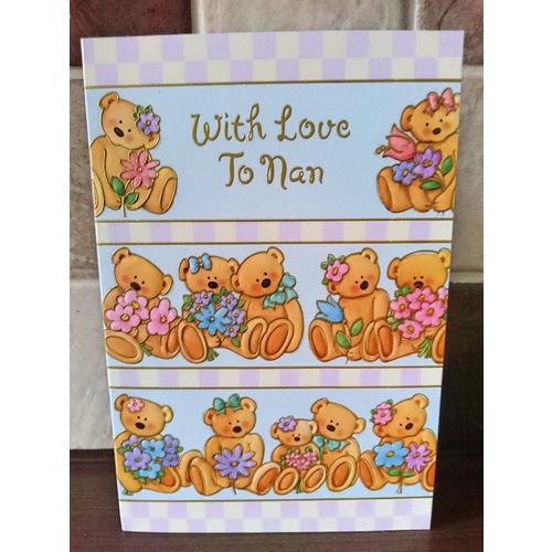 Nan Birthday Cards - with Love To Nan - 21